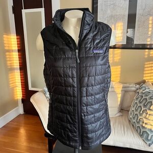 Patagonia Vest Black Nano Puff Insulated Quilted Puffer